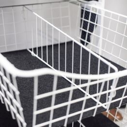 Lankakorin jakaja Norscan Roller 150 mm valkoinen