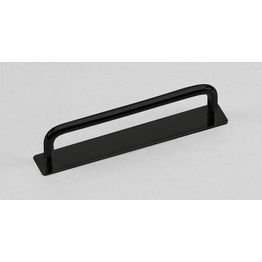 Lankavedin aluslevyllä Beslag Design Royal 147x21x32 mm mattamusta