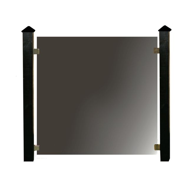 Lasiaita Hortus sis. 3 paneelia kiinnikkeet + tarvikkeet savulasi