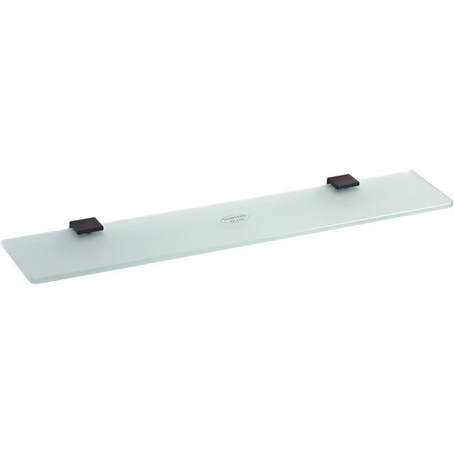 Lasihylly Bemeta Nero, 600 mm, lasi/musta