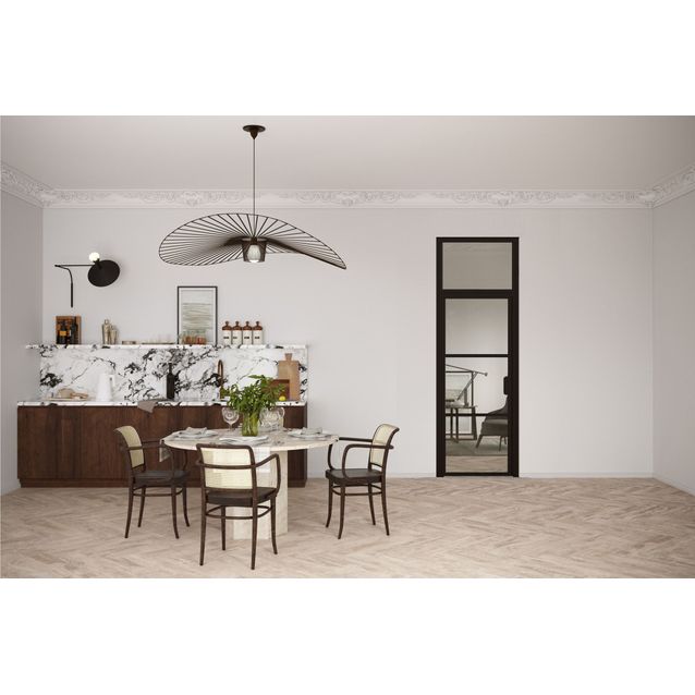 Lasiovi yläikkunalla Hietakari Bläk 702 Tokyo kirkas/musta