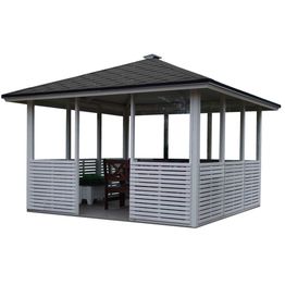 Lasipaviljonki 3x3m aumakatolla