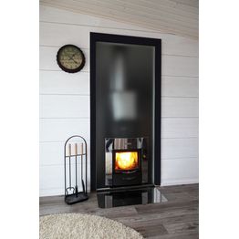 Lasiseinä Harvia Duo 9x21 satiini/musta