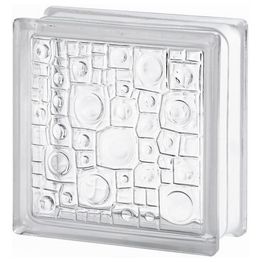 Lasitiili Vitrablok Sponge 1908/O väritön