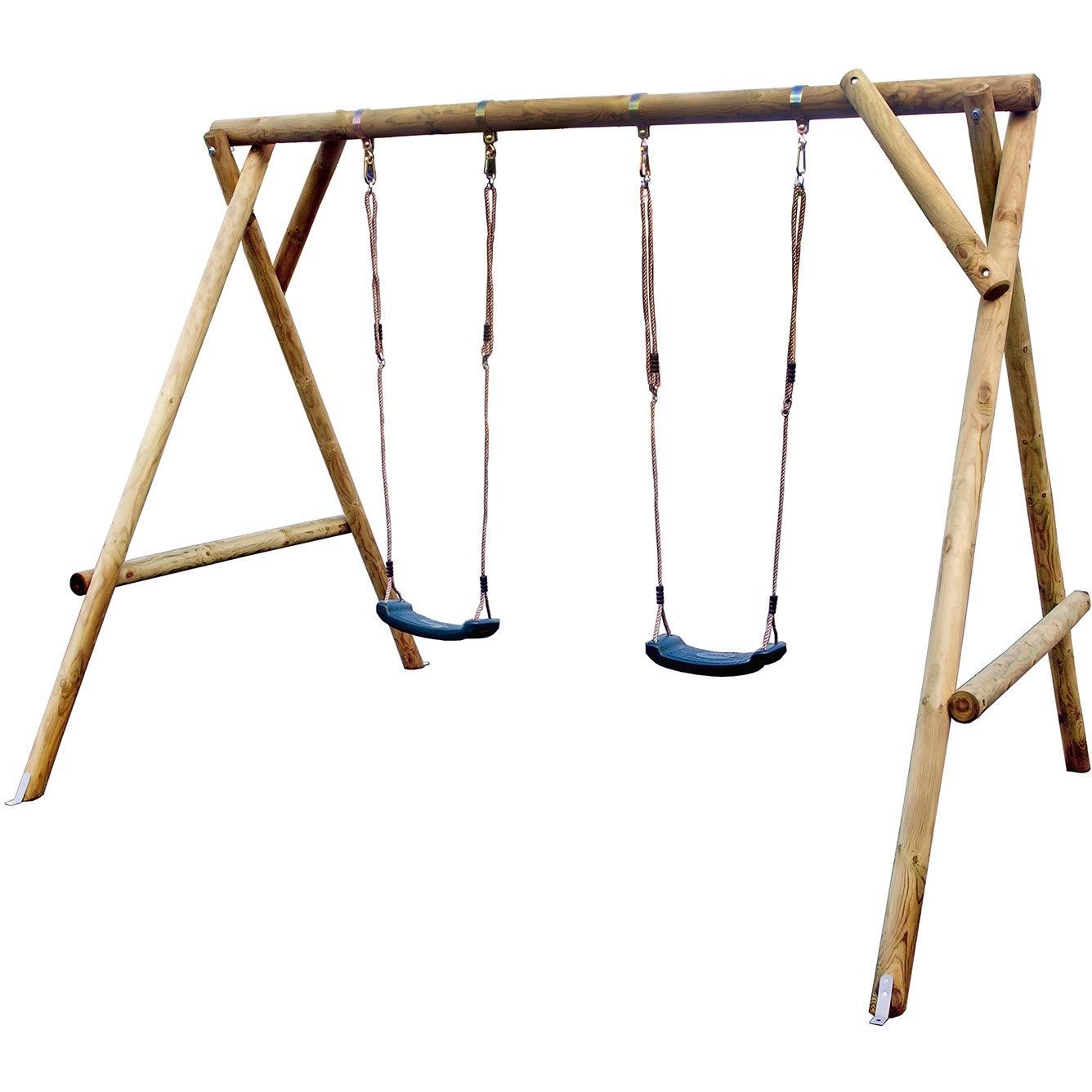 Pihakeinu JABO Owe kaksi keinua painekyllästetty mänty