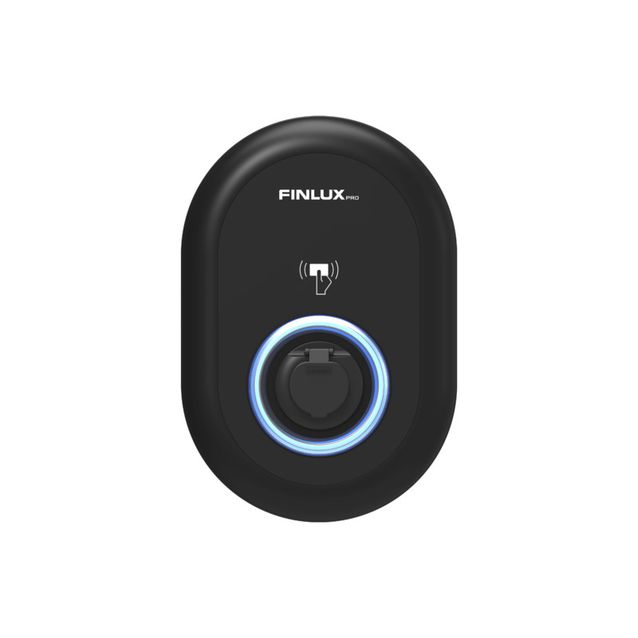 Sähköauton latausasema Finlux Pro EVC-04, Type2, 22kW(3x32A), RFID