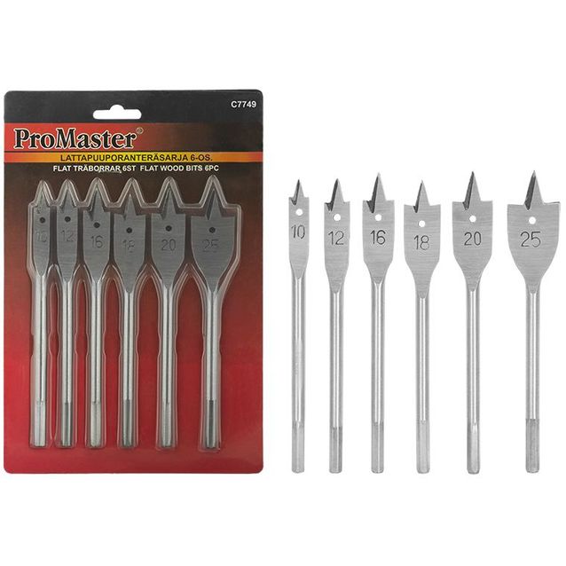 Lattapuuporanteräsarja ProMaster, 6-osainen