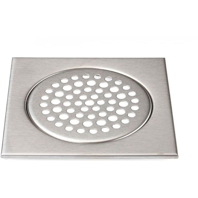 Lattiakaivon kansi Meltex, neliö, 197x197 mm, ruostumaton teräs, matta