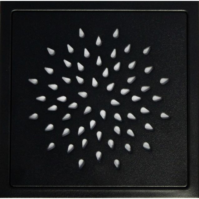 Lattiakaivon kansi Raksa Design Pisko 197x197x4 RST musta