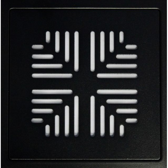 Lattiakaivon kansi Raksa Design Tähkä 197x197x4 RST musta