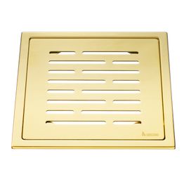 Lattiakaivonkansi Smedbo Outline Janat 200 x 200 mm messinki