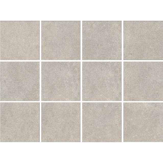 Lattialaatta Bien Arcides Smoke himmeä verkolla 100x100 mm