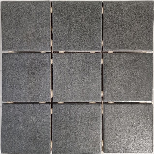 Lattialaatta Kymppi-Lattiat Antracite 10x10 cm arkki tummanharmaa