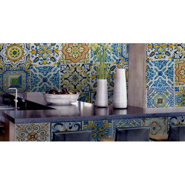 Kuviolaatta Kymppi-Lattiat History Jugend Lissabon Mix 25x25 cm