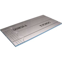Vesikiertoisen lattialämmityksen aluslevy Tycroc UHP16 1200x600x25 mm ø16 mm putkelle