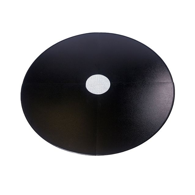 Lattiasuojapelti Carelia Grill® Ø100 cm tulisijoille Ø200 cm musta