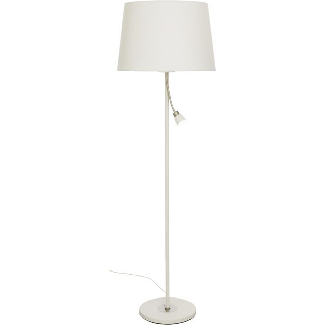 Lattiavalaisin Aneta Eketorp valkoinen/teräs