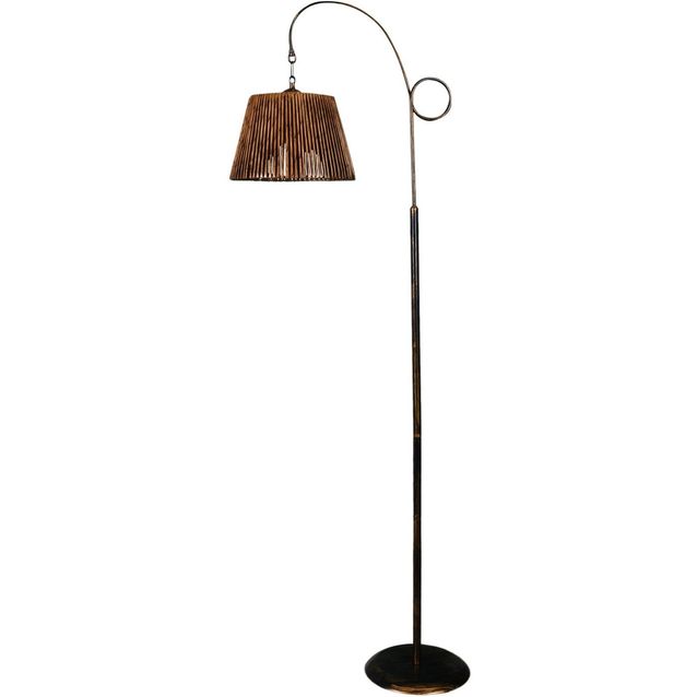 Lattiavalaisin Linento Furniture Cardone, musta/ruusukulta