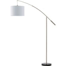 Lattiavalaisin Nadina 1790x380x1950 mm valkoinen/harjattu teräs