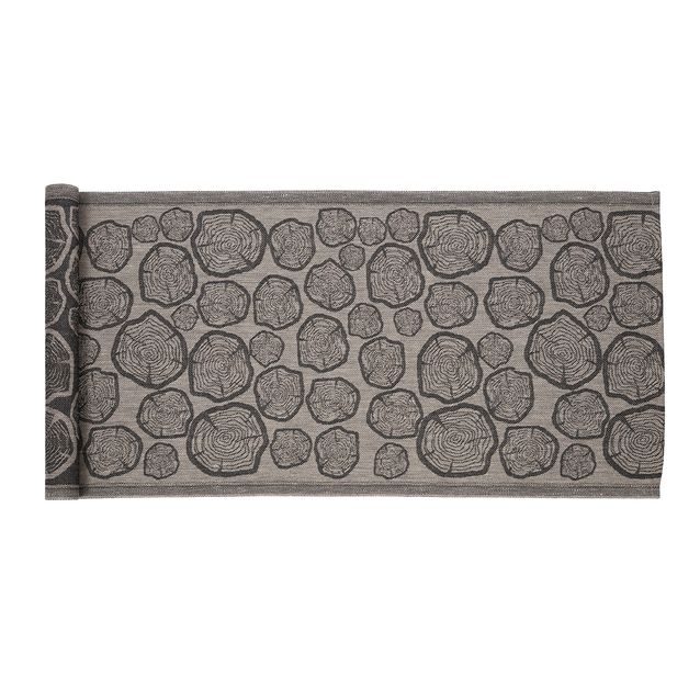 Laudeliina Jokipiin Pellava Mänty 45x160 luonnonväri/musta