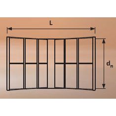 Lävistysyhde 250 mm mittakuva