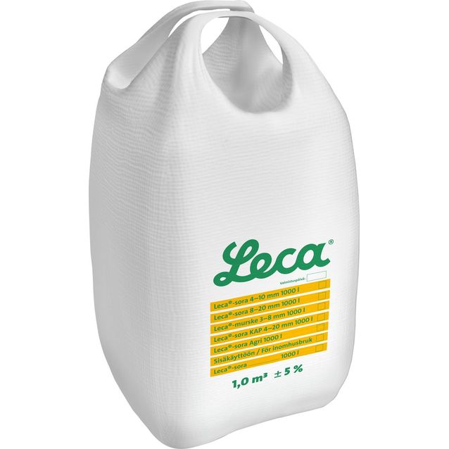 Leca murske KSM 38/1000 3-8 mm 1000 l suursäkki