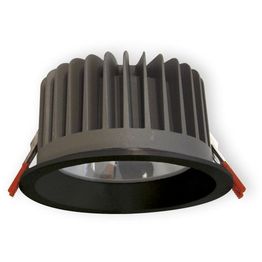 LED-alasvalo Ensto OPUS OPU45LBL IP65 4500 lm 840 musta karkaistulla lasikuvulla ulkokäyttöön