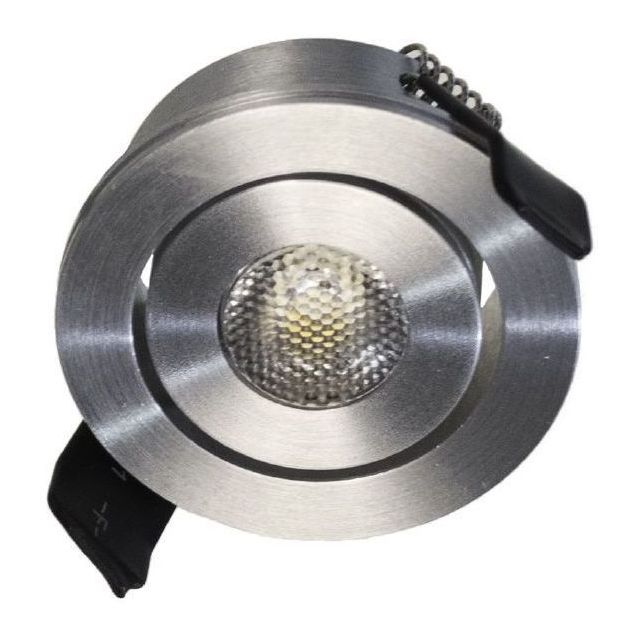 LED-alasvalo FTLight Moodspot, 3W, IP44, 4000K, himmennettävä, hopea