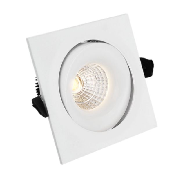 LED-kohdevalaisin FTLIGHT QSPOT, 5W, IP44, himmennettävä, valkoinen