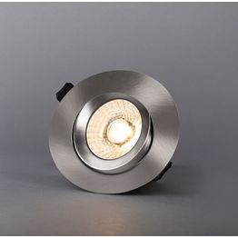 LED-alasvalo Hide-a-lite Comfort G3 Tilt 2700K teräs