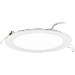 LED-paneeli Limente DRI-12 Lux Ø 174x20 mm 12W IP44 upotettava valkoinen