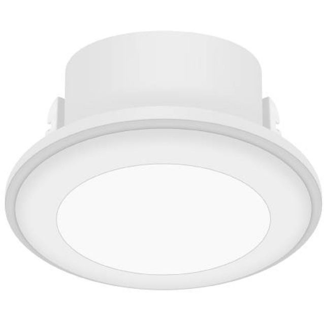 LED-alasvalo Nordlux Elkton 8 Ø8,2cm, valkoinen
