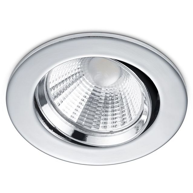 LED-alasvalo Trio Pamir ø85x54 mm IP23 kromi