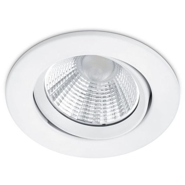 LED-alasvalo Trio Pamir ø85x54 mm IP23 mattavalkoinen