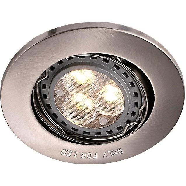 LED-alasvalo Nordlux Mixit Pro ø 8,5 cm GU10 harjattu teräs