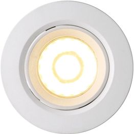 LED-alasvalo Nordlux Roar 6W IP23 himmennettävä valkoinen