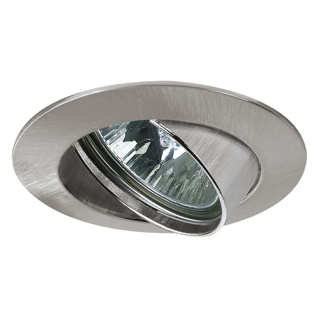 LED-alasvalo Premium Line 50W Ø 83 mm harjattu teräs 