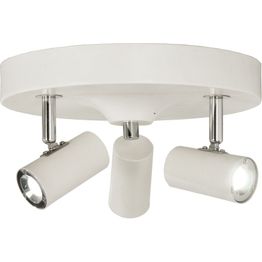 LED-kattospotti Aneta Lighting Gusto 3-osainen pyöreä valkoinen himmennettävä