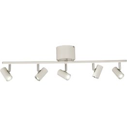 LED-kattospotti Aneta Lighting Gusto 5-osainen suora valkoinen himmennettävä