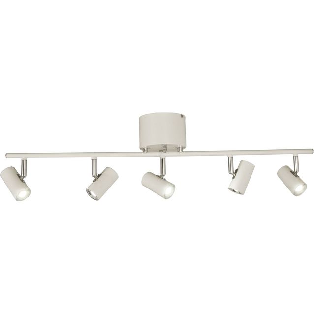 LED-kattospotti Aneta Lighting Gusto 5-osainen suora valkoinen himmennettävä