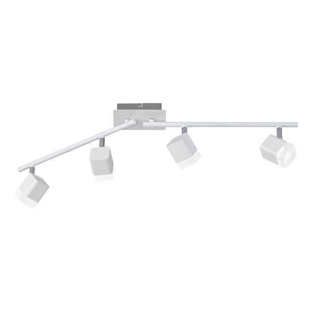 LED-kattospotti Trio Roubaix 145x780x90 mm mattavalkoinen