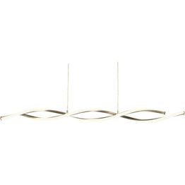 LED-kattovalaisin Aneta Lighting Swirl 109 teräs/valkoinen