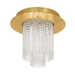 LED-kattovalaisin Eglo Vilalones 10x4.3W Ø500x420 mm IP20 himmennettävä kulta