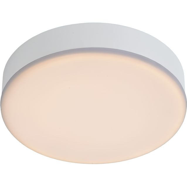 LED-kattovalaisin Lucide Ceres-LED, Ø21,5 cm, IP66, valkoinen