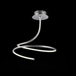 LED-kattovalaisin Maytoni Modern Nastro, mattahopea, 470 mm