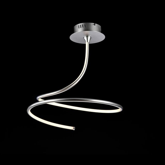 LED-kattovalaisin Maytoni Modern Nastro, mattahopea, 470 mm