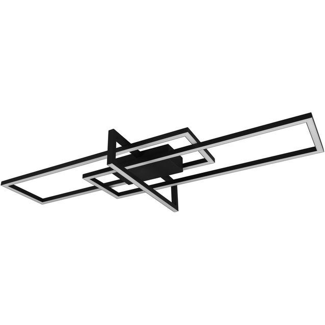 LED-kattovalaisin Trio Salinas mattamusta