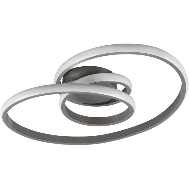 LED-kattovalaisin Trio Sansa harjattu teräs