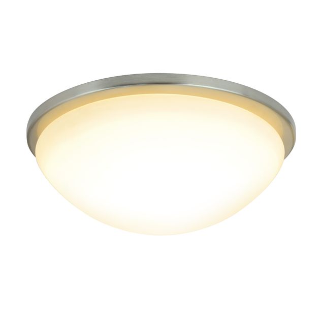 LED-kattovalaisin Heat Led Easy Ø 33 cm 12W harjattu teräs