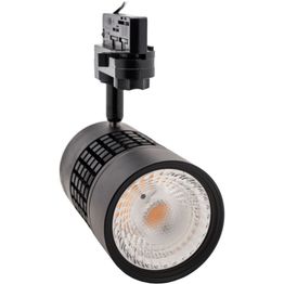 LED-kiskovalaisin FTLIGHT 25W 2500lm 3000K 3-vaihekiskoon musta